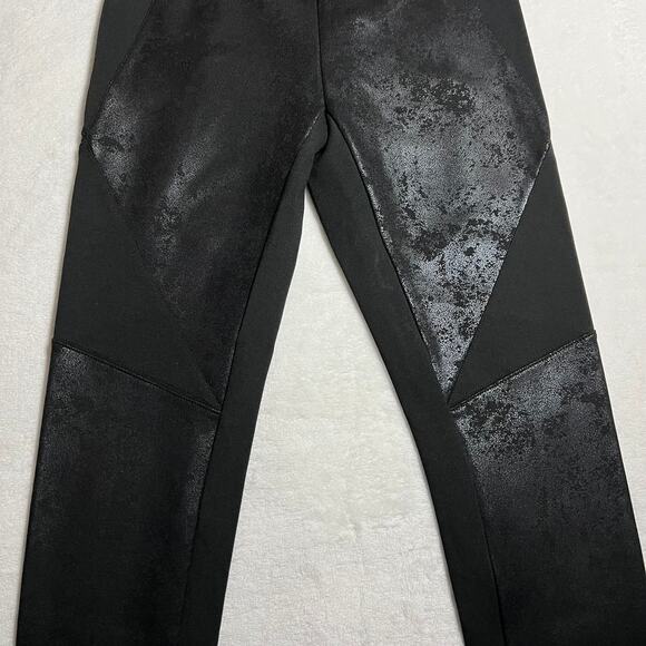 Romeo & Juliet Couture Pull On Coated Ponte Skinny Pants Size Small Rocker - Picture 7 of 10